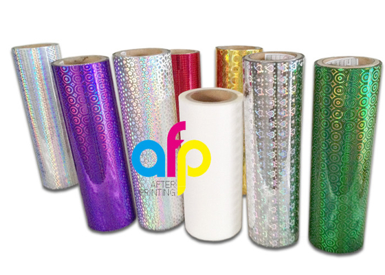 26 মাইক হলোগ্রাফিক ল্যামিনেশন ফিল্ম, প্রিমিয়াম কোল্ড ল্যামিনেটিং ফিল্ম প্যাকিং