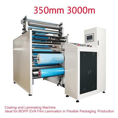 রোল আকার 350mm 3000m লেপ এবং Laminating মেশিন নমনীয় প্যাকেজিং উত্পাদন মধ্যে BOPP ইভিএ ফিল্ম Lamination জন্য আদর্শ